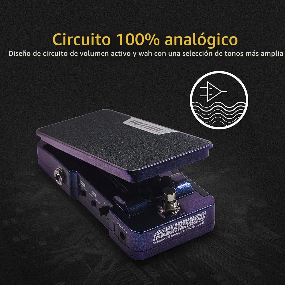 Amazon.com: Hotone Soul Press II Wah Active Volume Passive