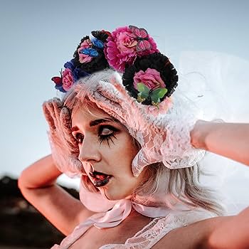 Amazon.co.jp: minkissy メキシコ バラ 花 王冠 の日 死んだ