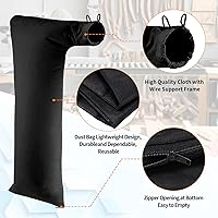 Vista 5 de Bolsa colectora de polvo para sierra de mesa compatible con Bosch/Dewalt/Ryobi/Craftsman/RIGID/Metabo/Kobalt/Skilsaw/Delta