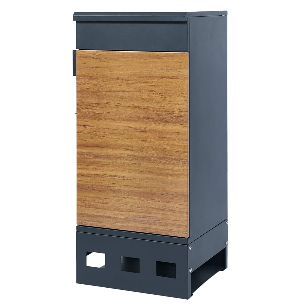 宅配ボックス 2段 防水 大容量 屋外 EPB-2(WD/BK) 宅配ボックス 2段 防水 大容量 屋外 EPB-2 山善 | 山善ビズコム