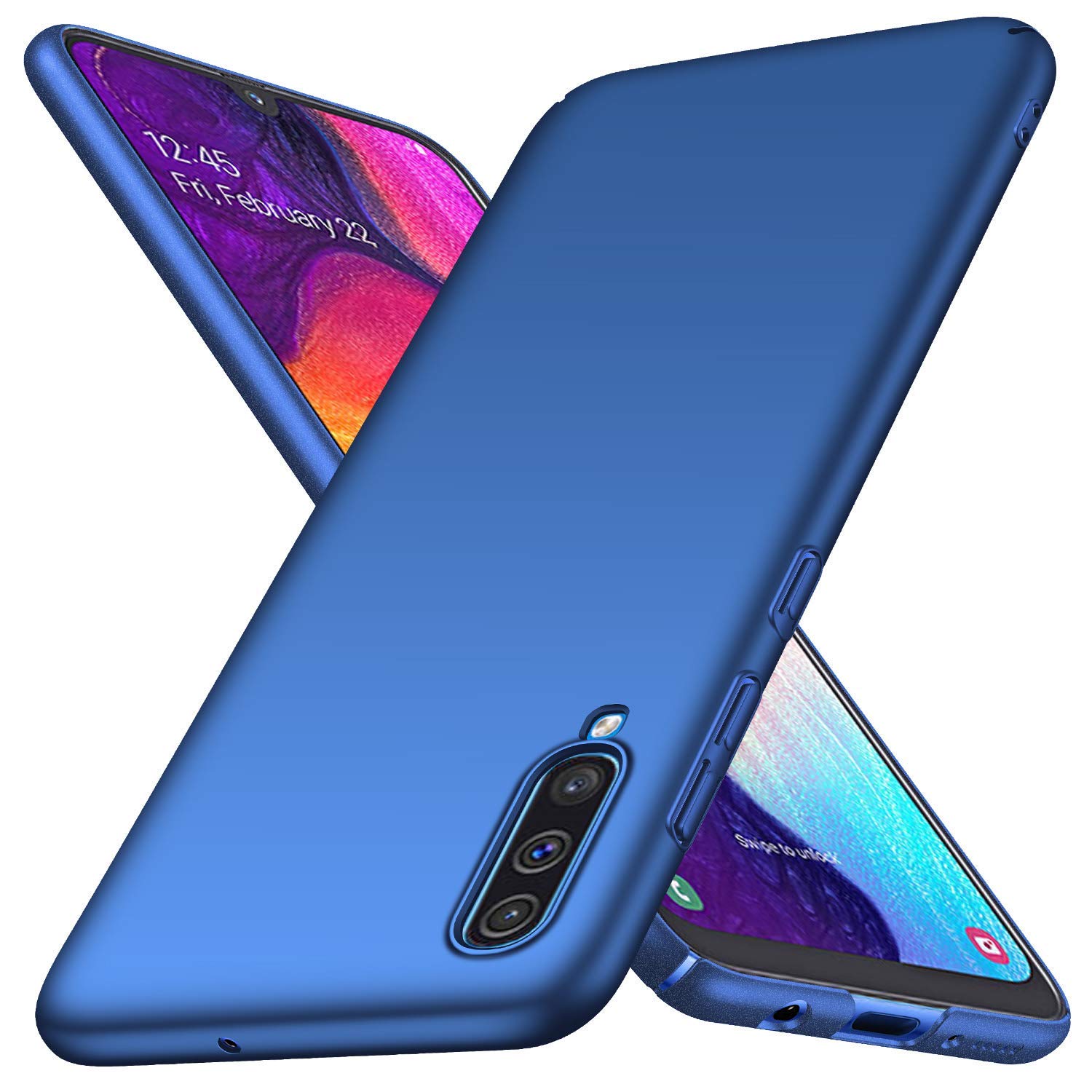 WOW IMAGINE Protective Sleek Back Case Cover for Samsung Galaxy A70 (Hard | Polycarbonate | Shock Proof, Anti Slip, All Sides Protection | Blue) (B07T1CQT41) Amazon Price History, Amazon Price Tracker