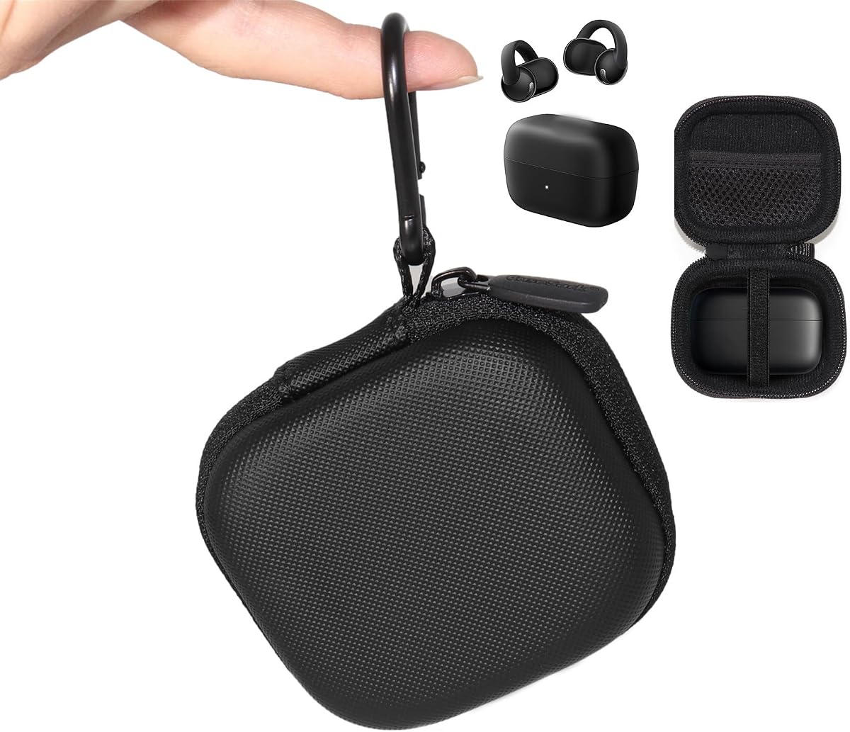 Earbuds Case for Soundcore C50i by Anker Open Ear Earbuds (Black)