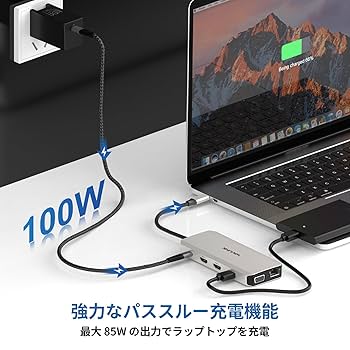 Amazon | WAVLINK USB Type-C ハブHDMI4K出力 12-in1 多機能