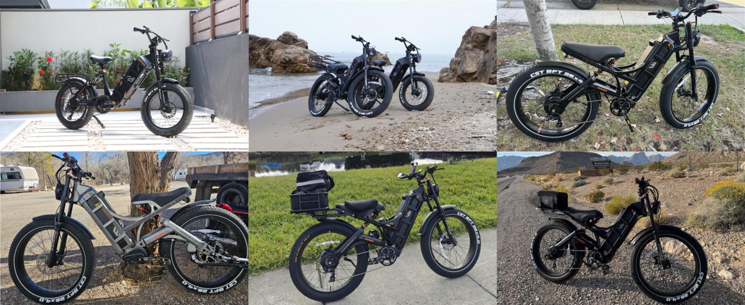 Romeo Pro 1600W 60A Fat Tire Full Suspension Ebike