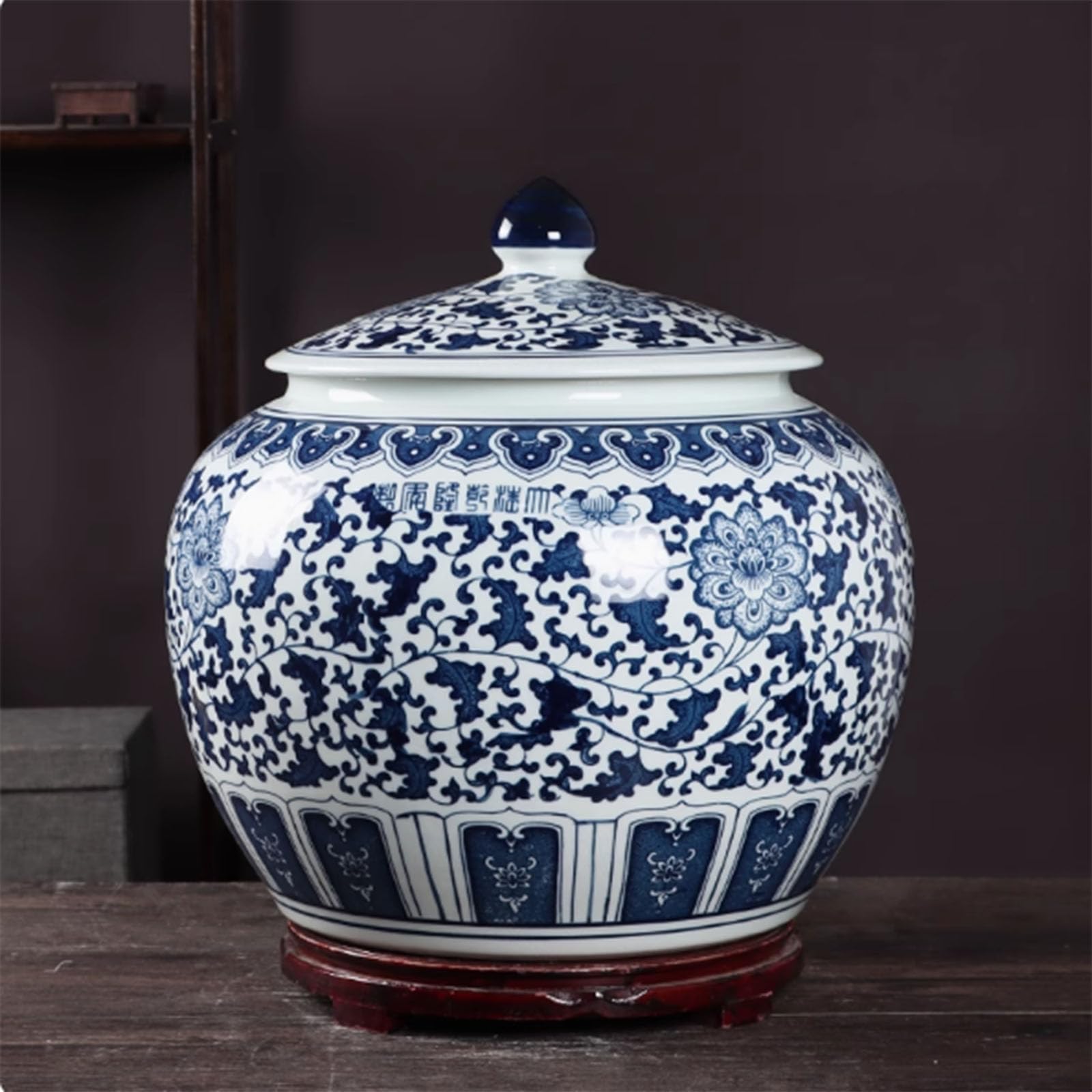 Food Storage Jars with Sealing Lids Flour Storage Containers Ceramic Rice Storage Containers Ceramic Rice Dispensers with Lids Rice Barrel Storage Jars Grain Storage Barrels Ceramic Rice Jars C 15kg