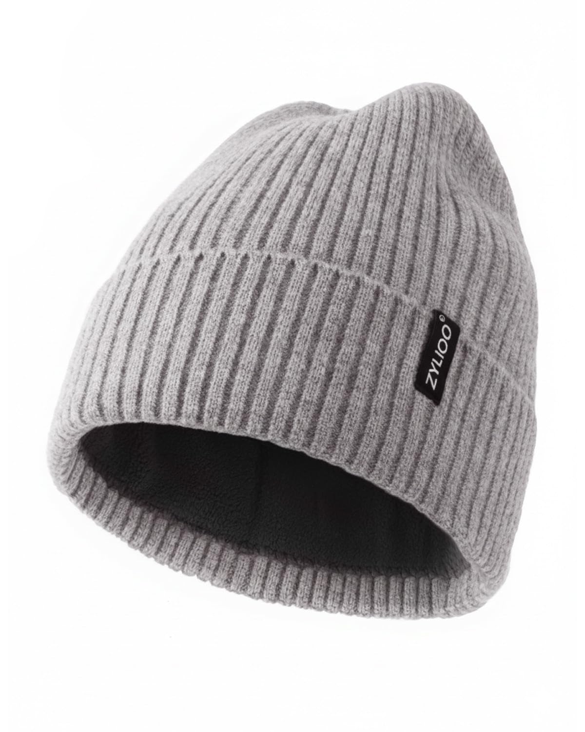 Zylioo Plus Size Fleece Lined Beanie 2XL