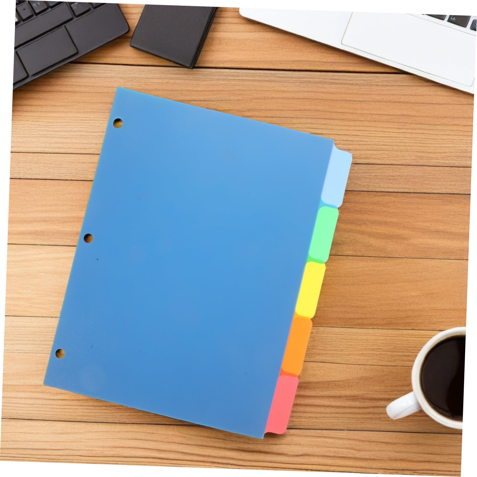 NUOBESTY 20 Pezzi Divisori Per Fogli Mobili Linguette Flessibili In Plastica Divisori Per Raccoglitori Leggeri Quaderni Accessori Per Raccoglitori Da Ufficio Linguette