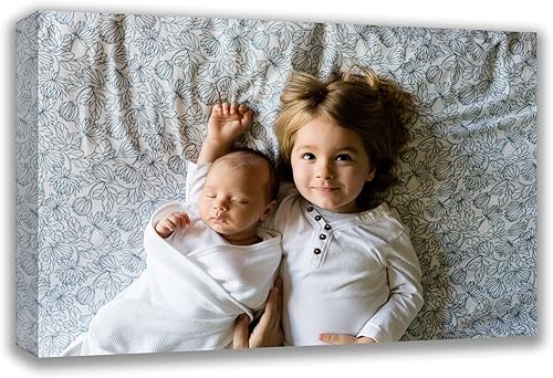 Impresiones en lienzo personalizadas con tus fotos, arte de pared personalizado, imágenes de lienzo personalizadas para mascotasregalos familiares