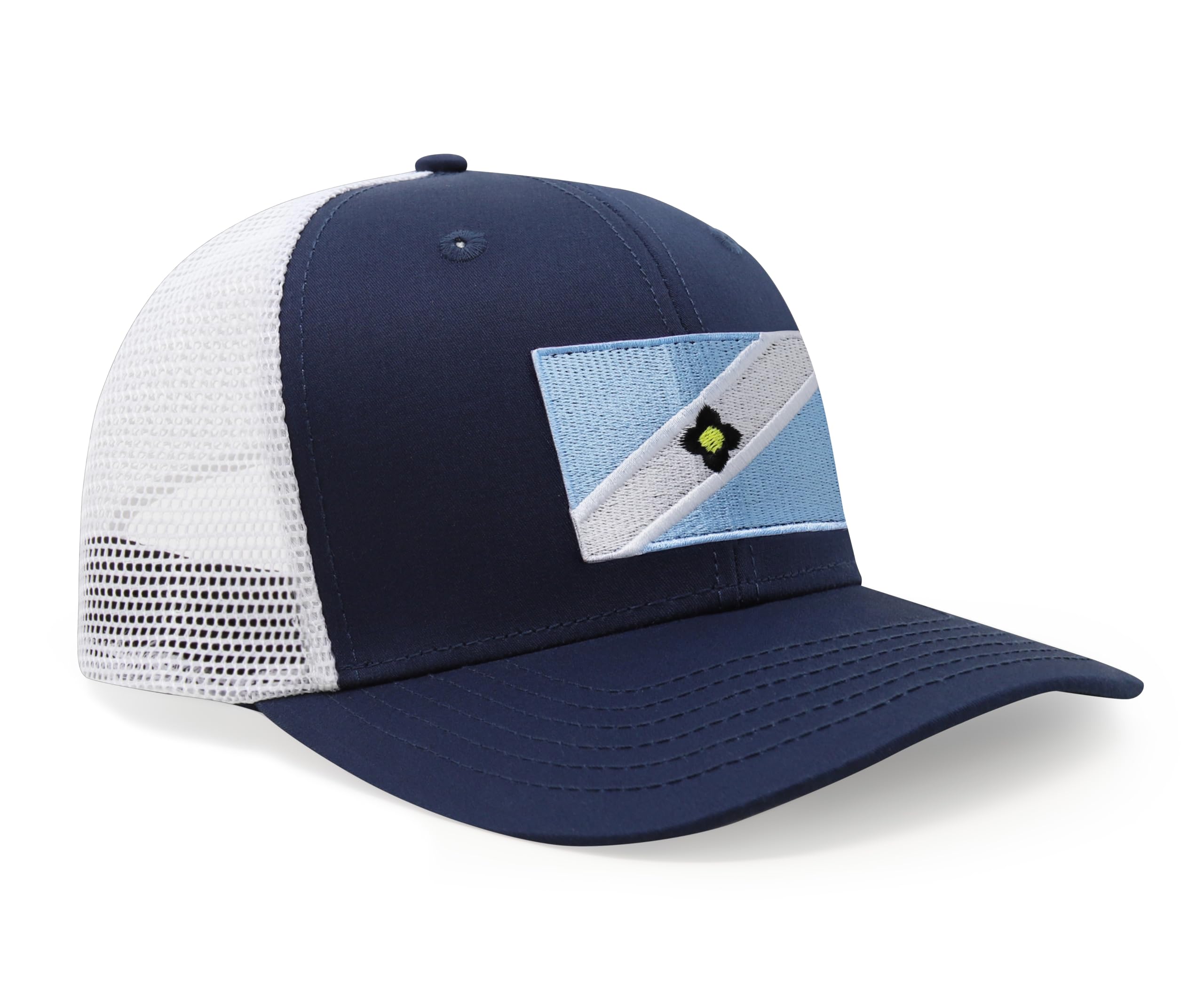 International Tie City Hat for Men and Women, Adjustable Snapback Trucker Baseball Cap with Embroidered Patch
