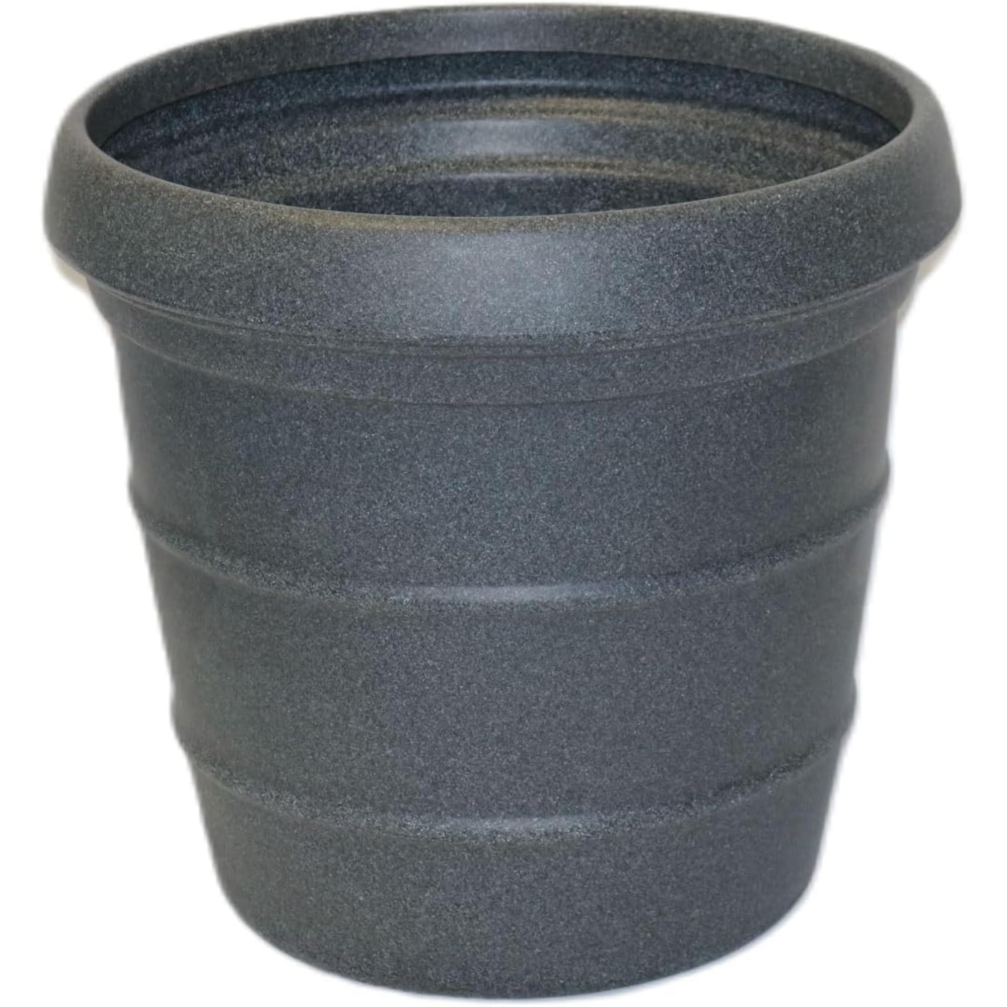 Trifibre Large Outdoor Planter 66Cm 140L Rotomoulded Heavy Duty Plastic Plant PotKensington Granite from B&Q