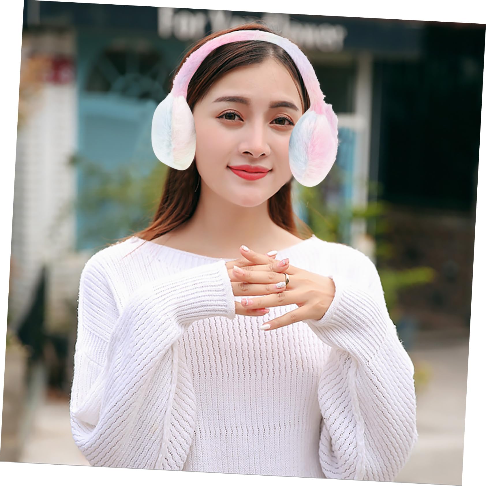 SOIMISS 3piezas Orejeras De Invierno Para Mujeres Earmuffs De Sintética Calentadores De Oídos y Cálidos Para Fríos Protección Efectiva Frío Diseño Cómodo y