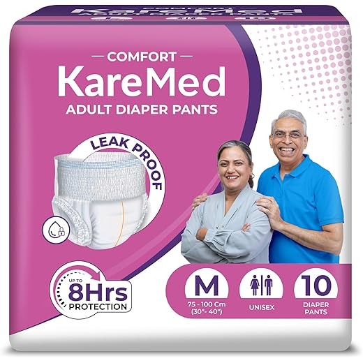 KareMed Comfort Diaper Pants - Leakproof 10 Count