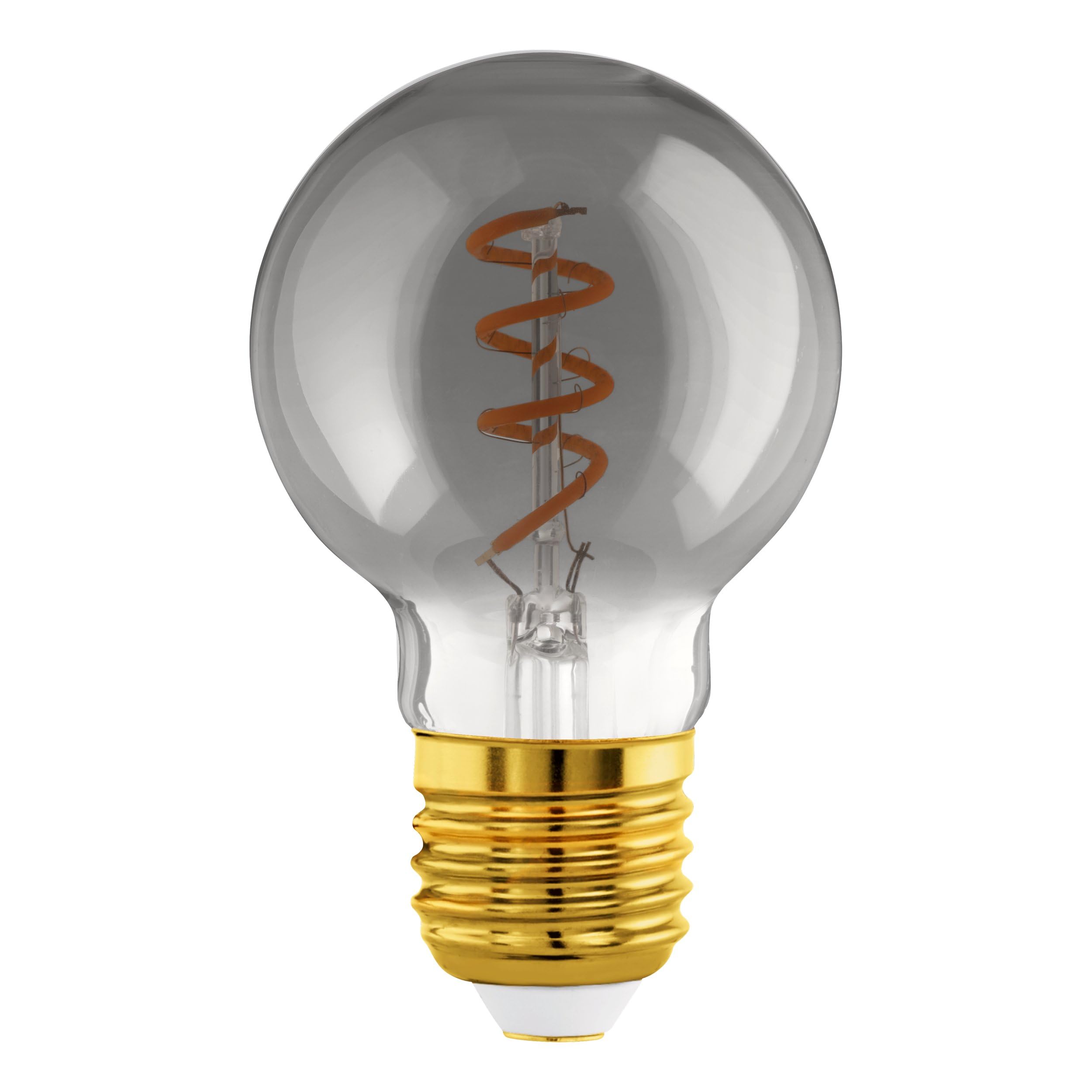 Eglo Led Bulb E27 4W G60 2,000K Filament Smoky Dimmable