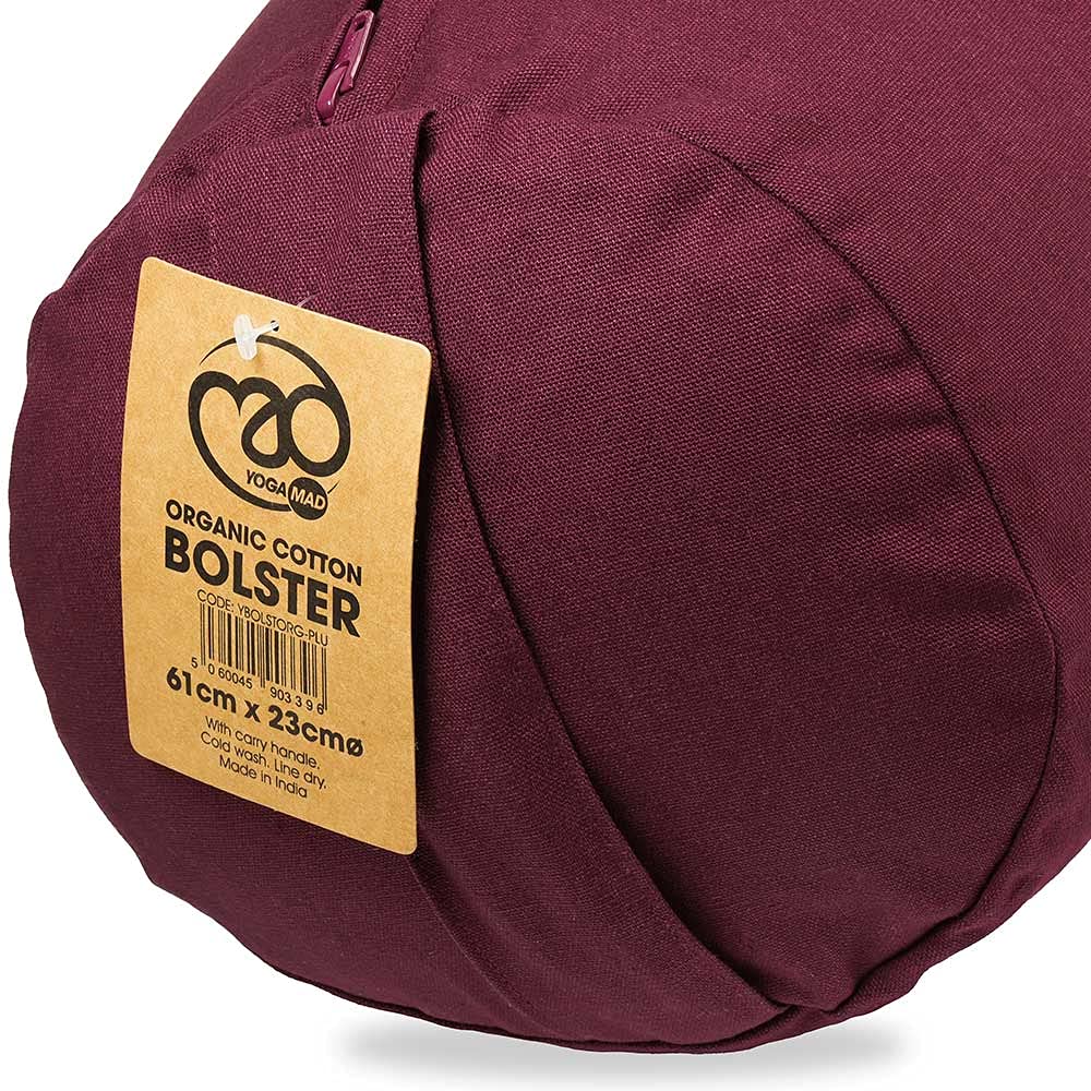 Yoga Mad, Organic Bolster Unisex Adulto
