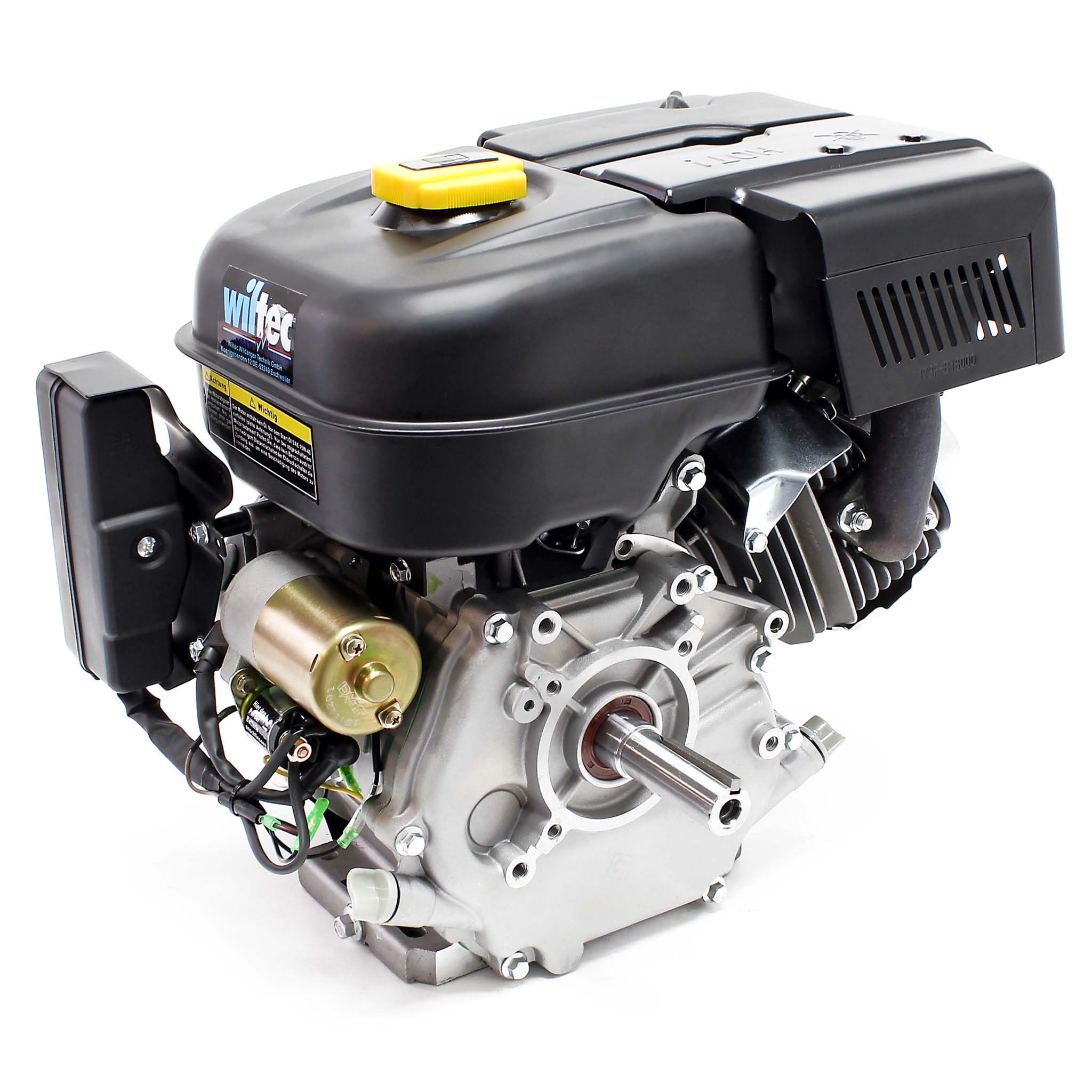 LIFAN 177 Moteur essence 6.6kW (9CV) 4-temps 25.4mm Monocylindre avec Démarreur électrique 12V