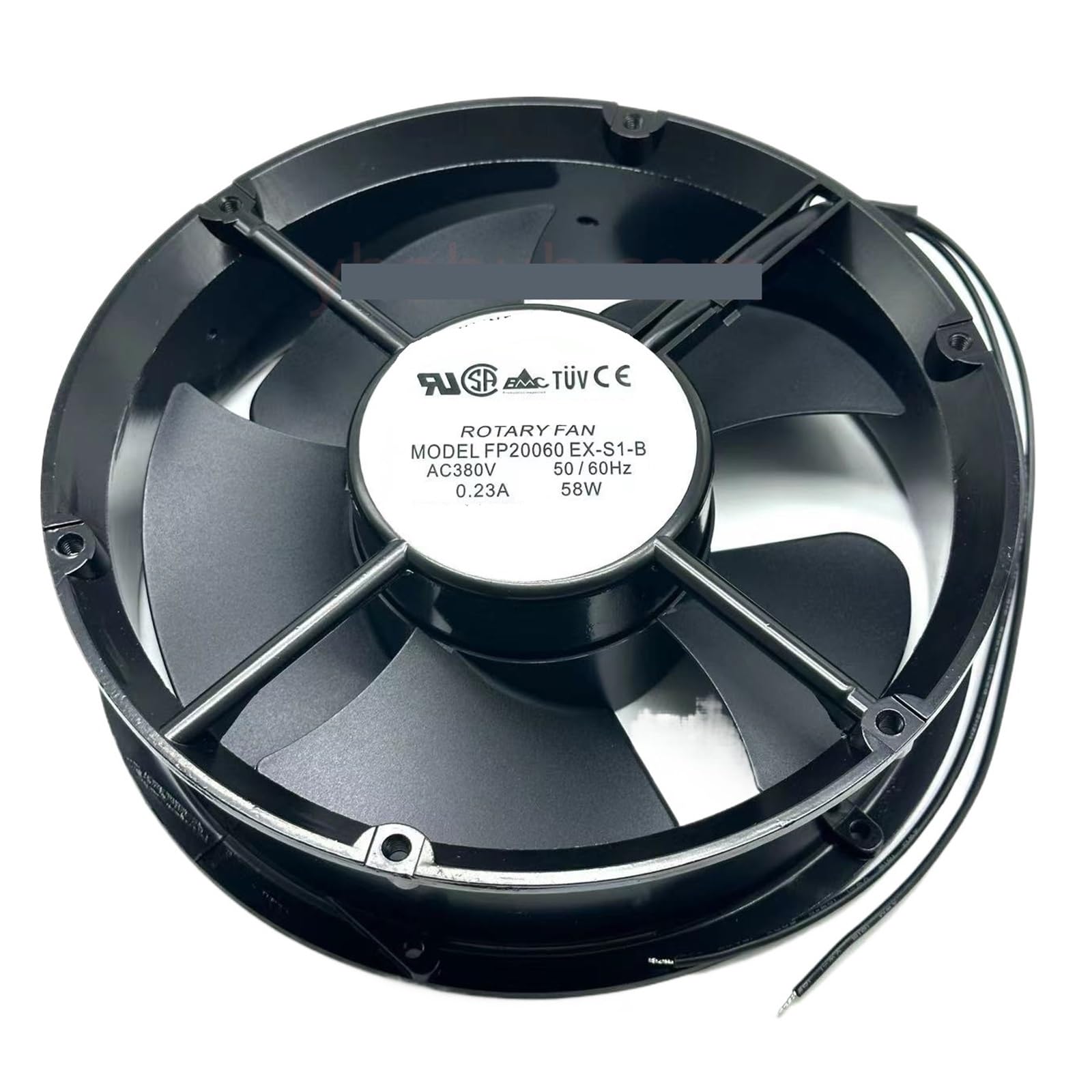 YMUGUEGH FP20060 EX-S1-B AC 380V 0.23A 220x220x60mm 2-Wire Server Cooling Fan