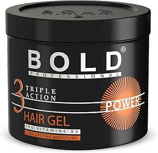 جل تصفيف قوي للغاية لجميع أنواع الشعر من بولد بروفيشنال، يوفر لمعانًا يدوم طويلًا، تركيبة لا تكون قشرة، ثبات طوال اليوم، 500 ملليلتر