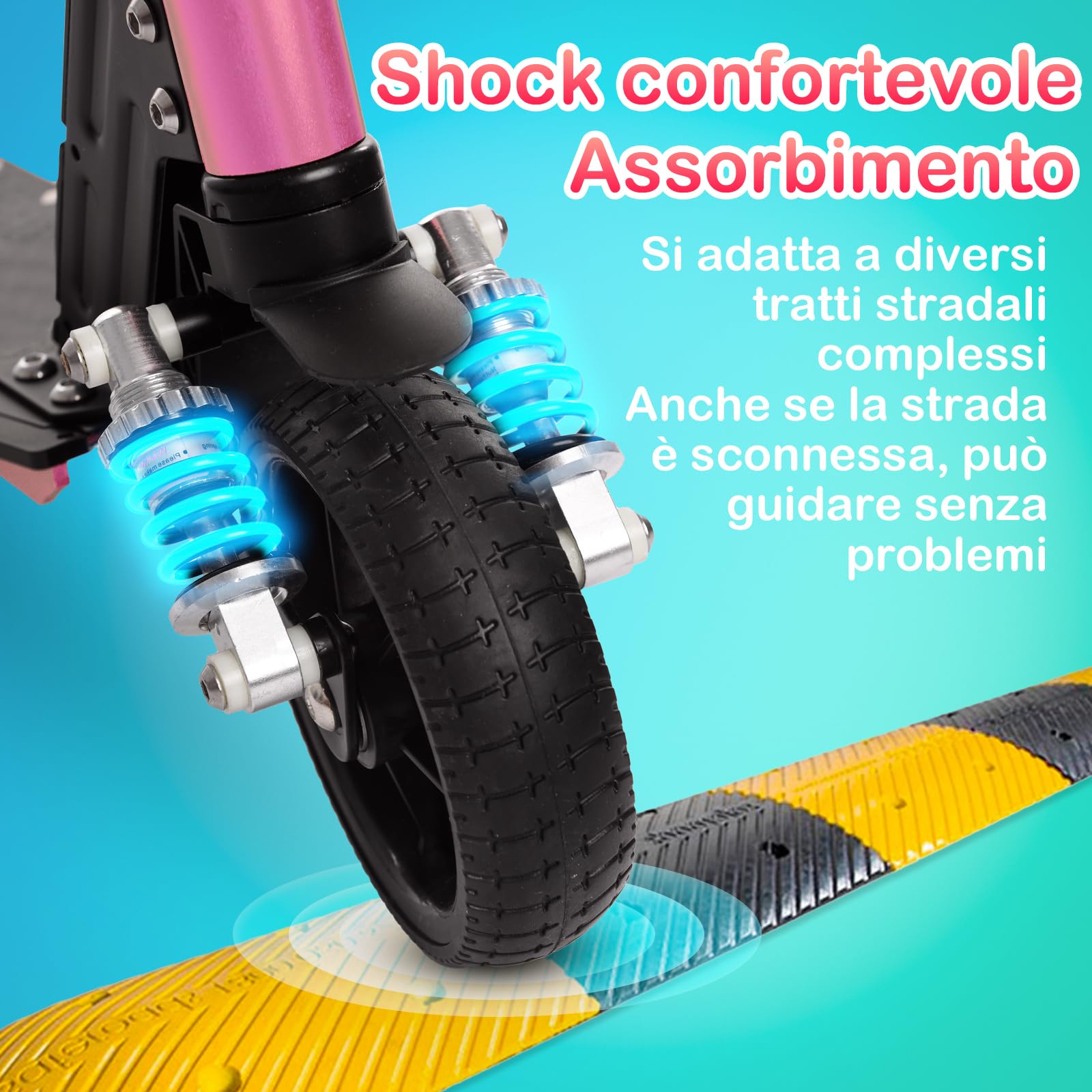 Monopattino Elettrico, 6.5'' Monopattino Elettrico Bambini dai 6 ai 12 anni, Pieghevole Monopattino Bambini,Autonomia 5-8KM,Monopattini Elettrici Display a LED,Regalo per Adolescenti