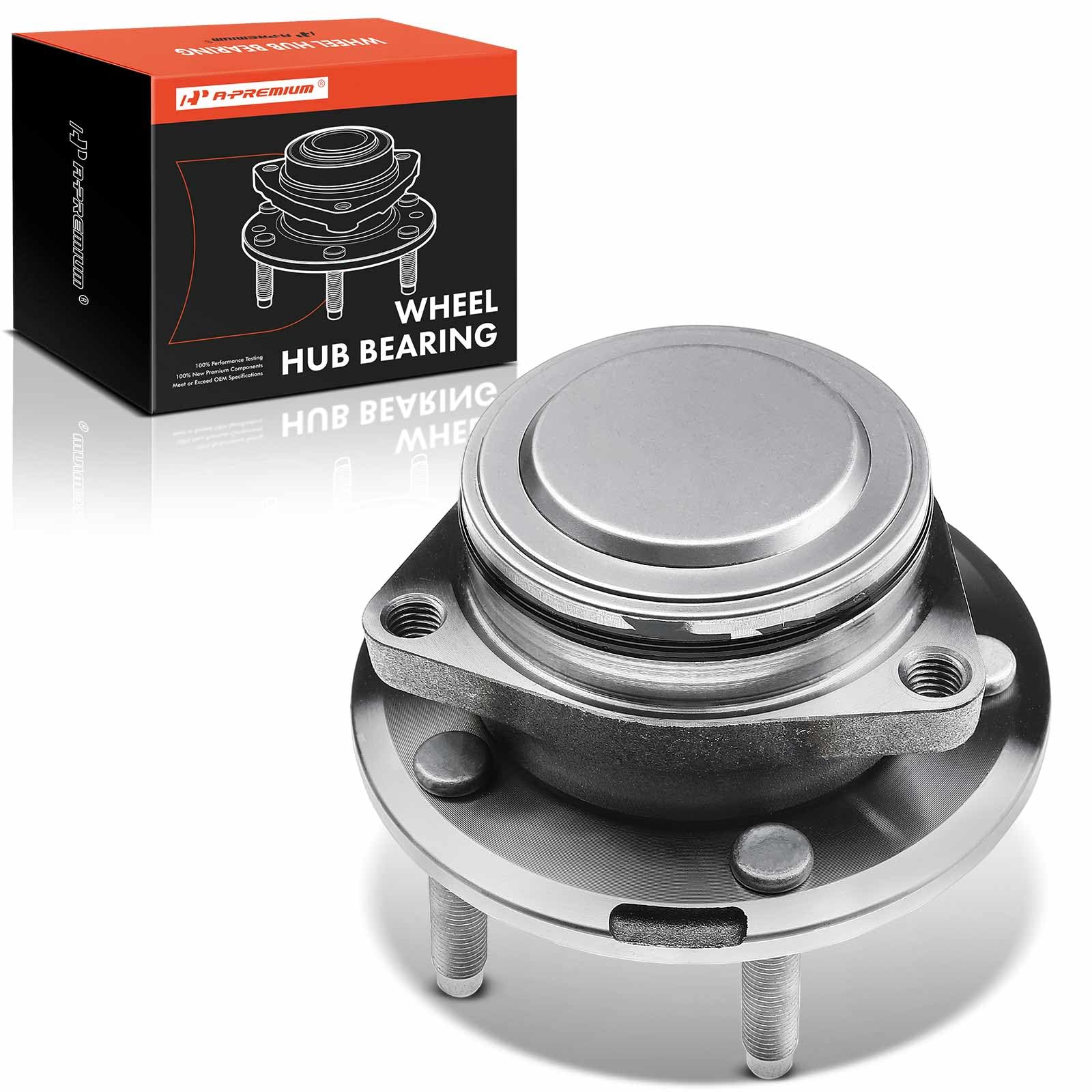 A-Premium Front Wheel Bearing and Hub Assembly with 5-Lug Compatible with Cadillac ATS 2013 2014 2015 2016 2017 2018 2019, RWD Only