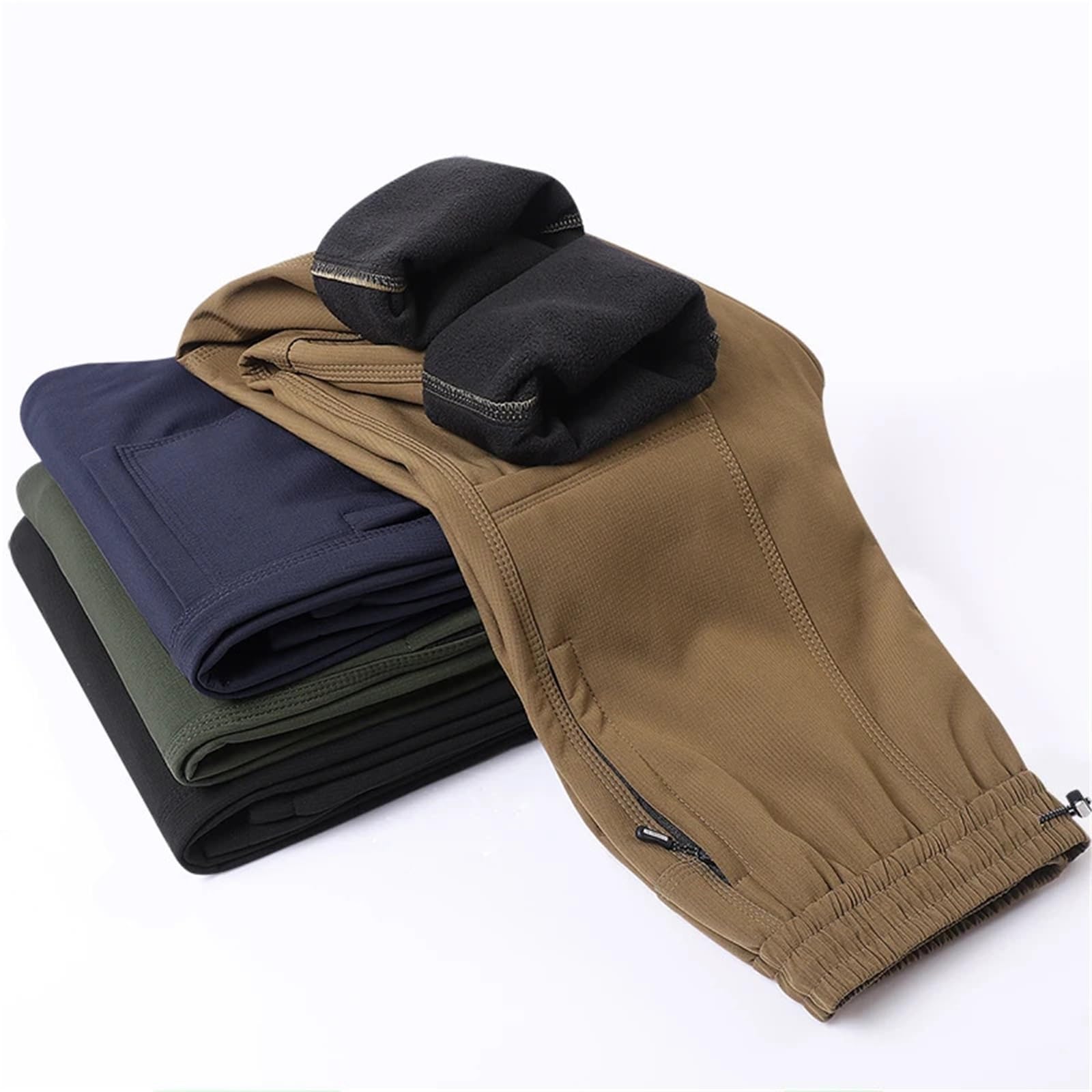 Pantaloni da Jogging Impermeabili Antivento Caldi Uomo e Donna, Unisex, for Escursionismo, Campeggio, Arrampicata, Sci per Escursionismo, Pesca, Sci E Campeggio