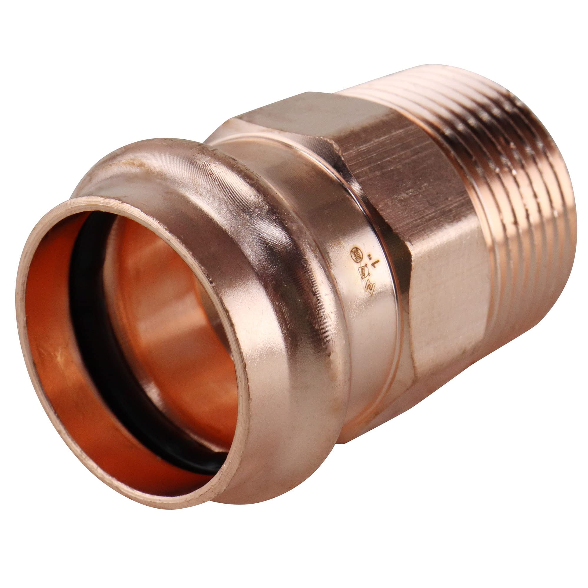 1 in. Copper Press x MPT Pressure Male Adapter