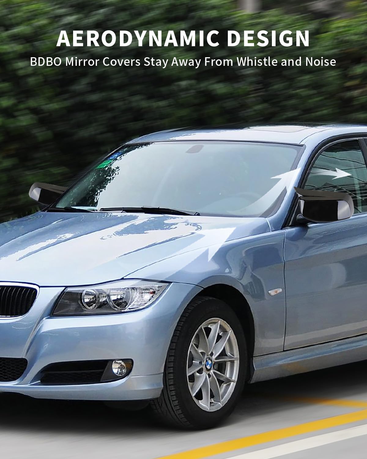 Spiegelkap Voor BMW 5 6 7 Serie E60 E61 E63 E64 F01 F02-F04 F06 F07 F10 F11 F12 F13 Carbon Fiber Black Side Wing Achteruitkijkspiegel Cover Cap Achteruitkijkspiegel Cover (Color