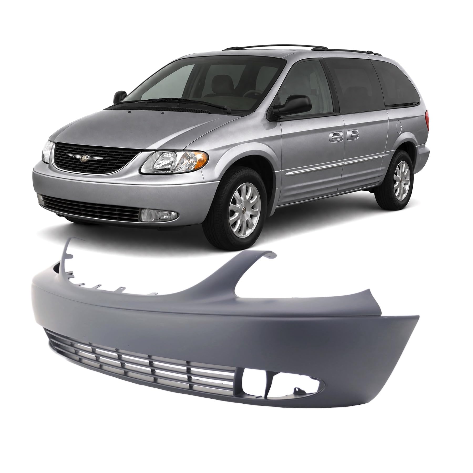 FitParts For Chrysler Town &amp; Country 2001–2004 Front Bumper Cover