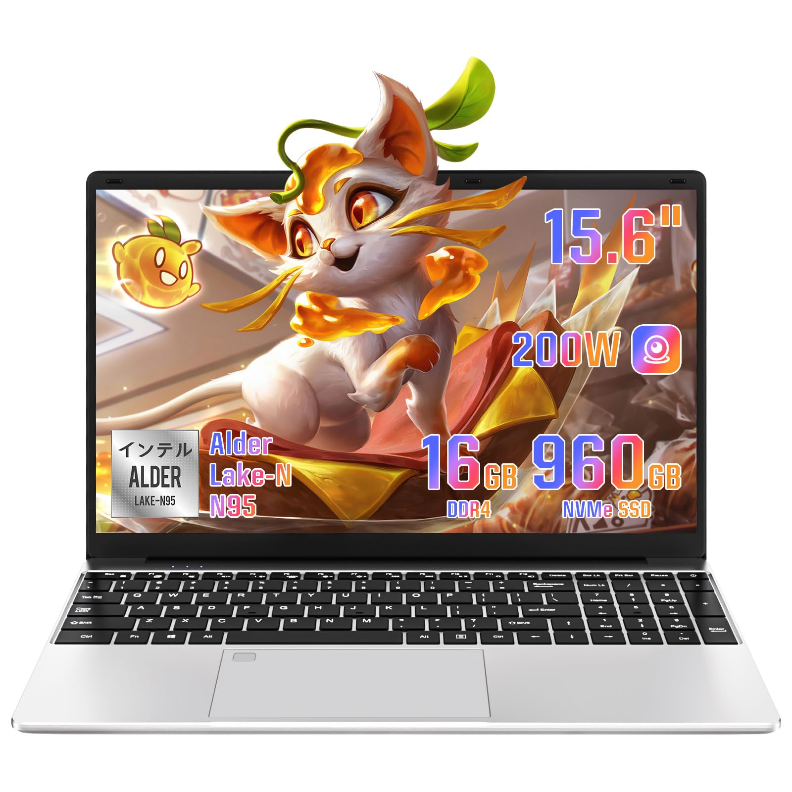 Amazon.co.jp: ESBOOK Office 2024搭載 ノートパソコン 15.6インチ 狭