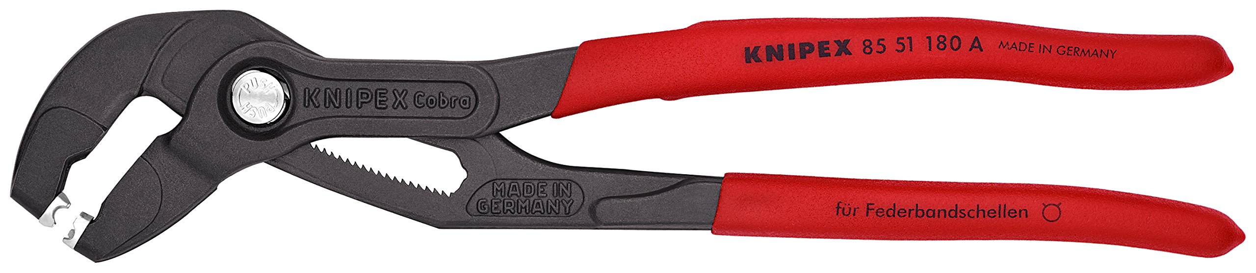 Knipex herramientas 85 51 180 A 7,5 "manguera abrazadera alicates