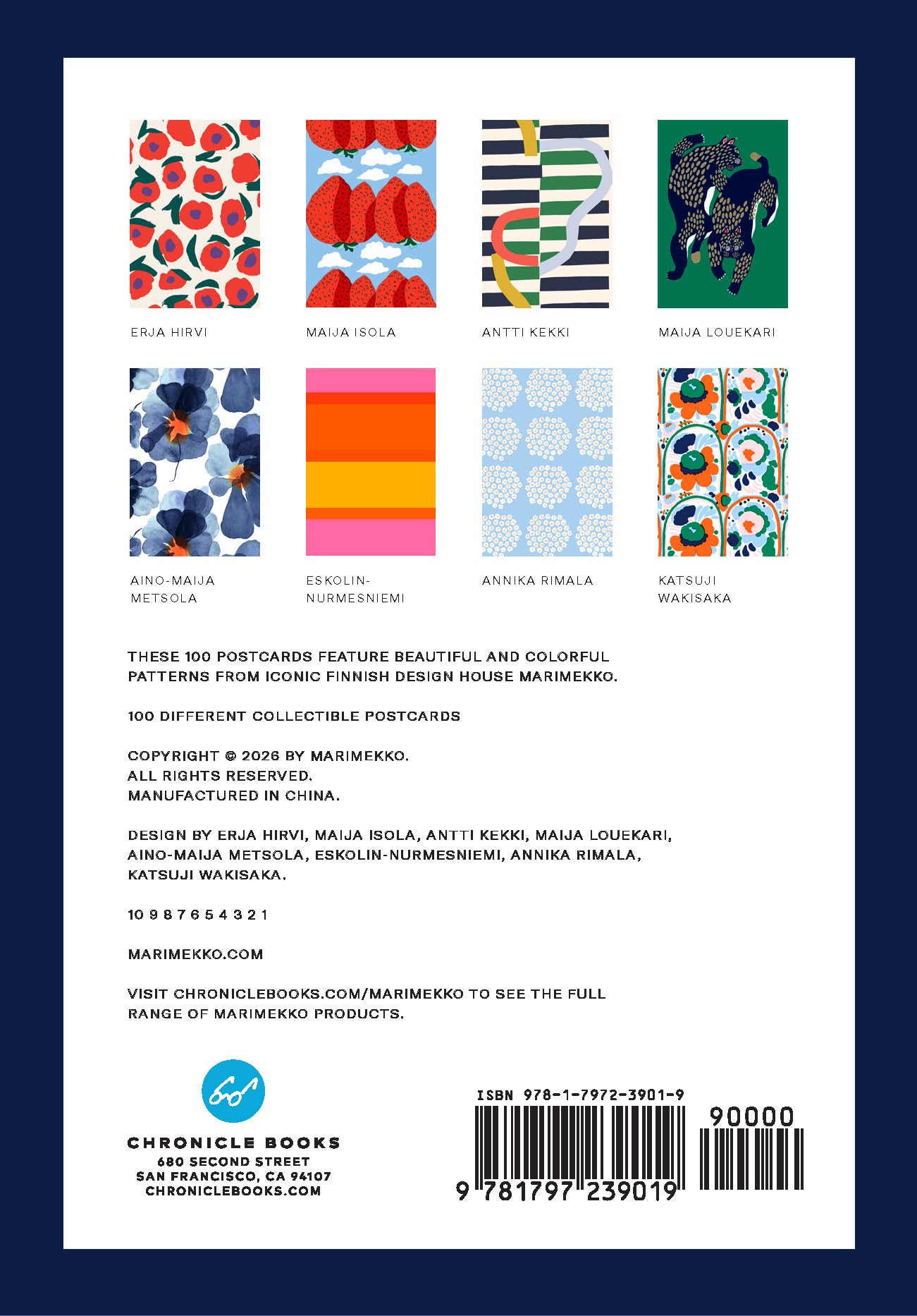 The Art of Marimekko Postcard Box: 100 Collectible Postcards