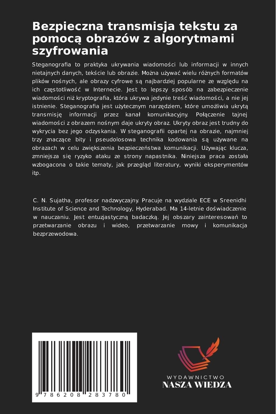 Bezpieczna transmisja tekstu za pomocą obrazów z algorytmami szyfrowania: Steganografia obrazu