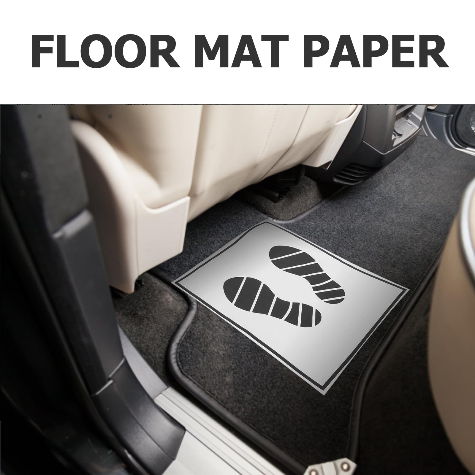 50PCS Auto Disposable Floor Pads Paper Vehicle Foot Mats Portable Floor Mats - Anti Mud Anti Snow Premium — view 9