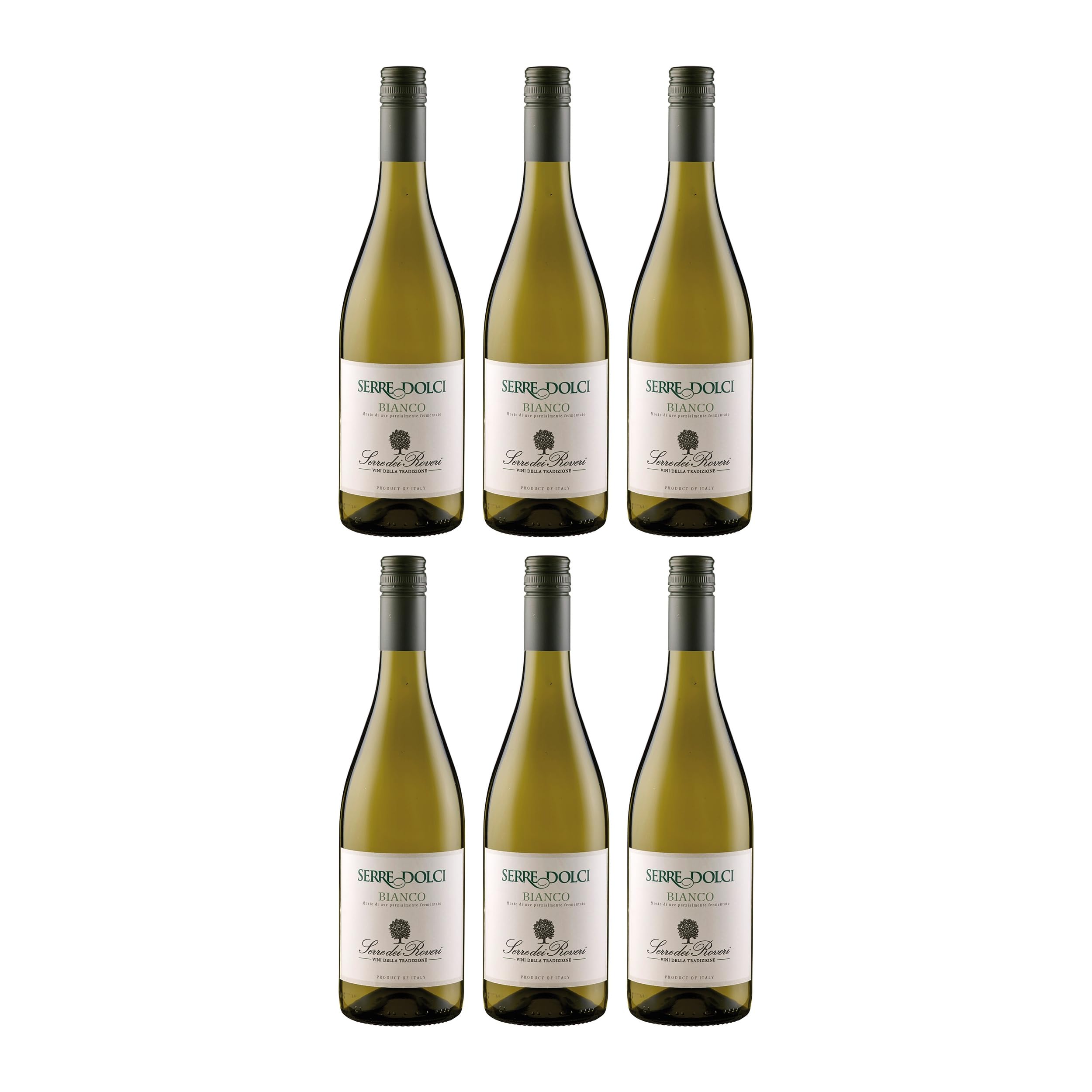 Serre dei Roveri Serre Dolci Bianco lieblich Weisswein Weiss Italien inkl. FeinWert E-Book (6 x 0.75 l)