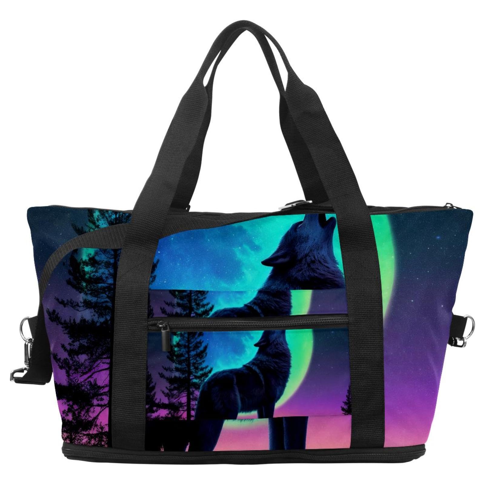 Reisetasche Libelle, erweiterbare Wochenendtasche, Übernachtungstasche, wasserdicht, Sport, Fitnessstudio, Krankenhaus-Tasche, Mehrfarbig 4, Eine Größe, Reisetasche