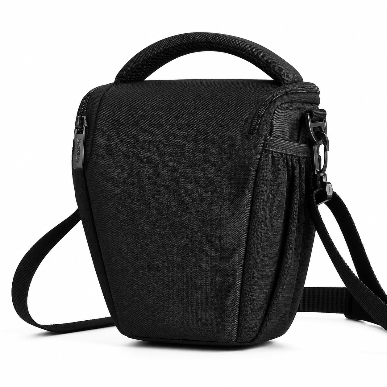 CADeN Kleine DSLR Kameratasche, Kamera Schultertasche für Fotografen, wasserdichte Kameratasche mit Verstellbarem Schultergurt, Für Canon, Nikon und Sony Spiegelreflex- und Systemkameras, Schwarz