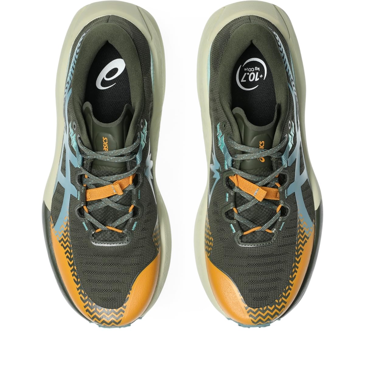 ASICS Herren Trabuco MAX 5 Traillaufschuhe, Vintage Khaki/Foggy Teal, 8