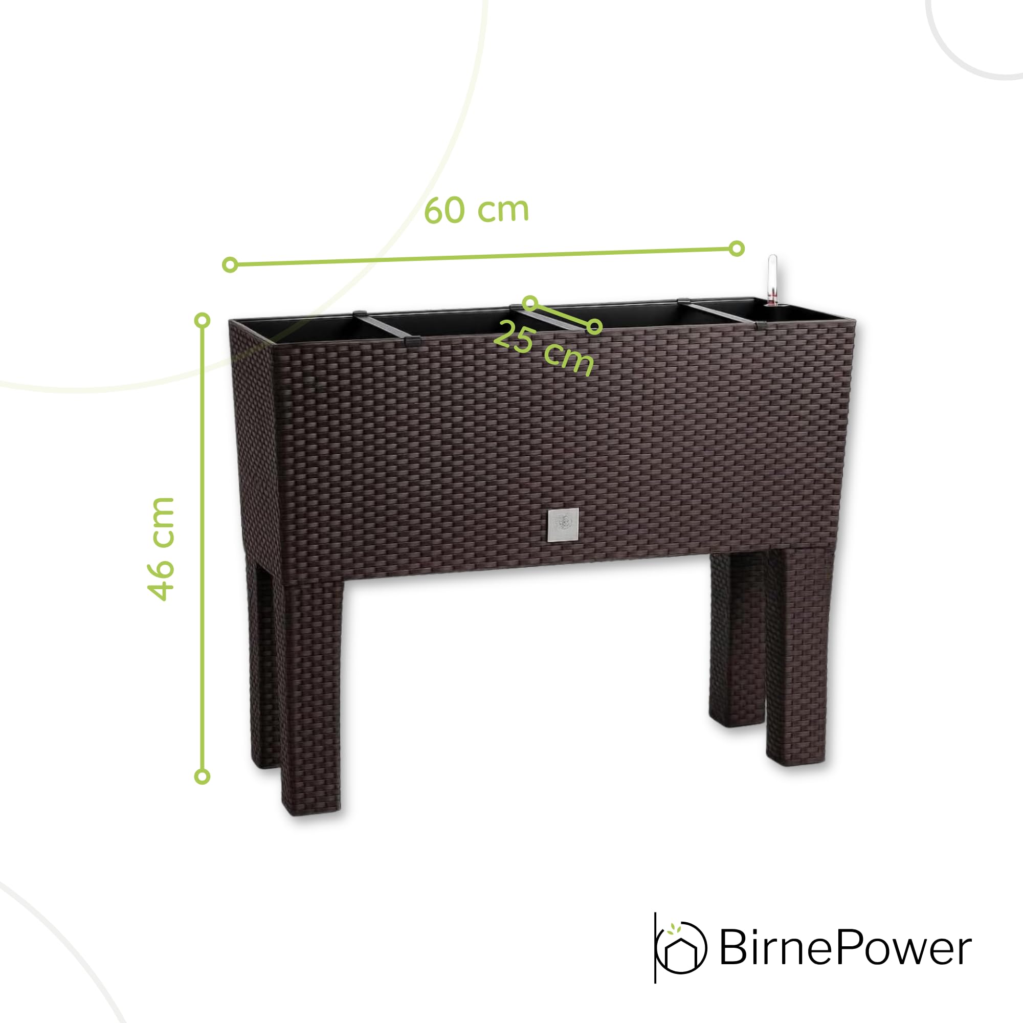 blauer pflanztopf Pflanztopf rund „Beat“ – Metall, 4 Größen & 4 Farben