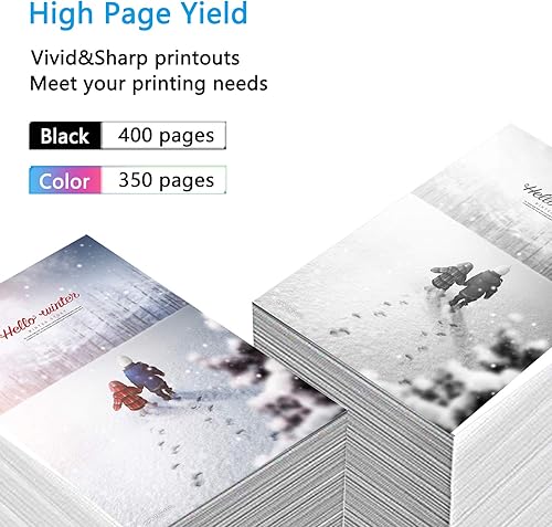 Miniatura 3 de Cartucho de tinta remanufacturado 65 XL 65XL N9K04AN N9K03AN compatible con HP Envy 5052 5055 5058 Deskjet 2624 2652 2655 3720 3730 3752 3755 con el