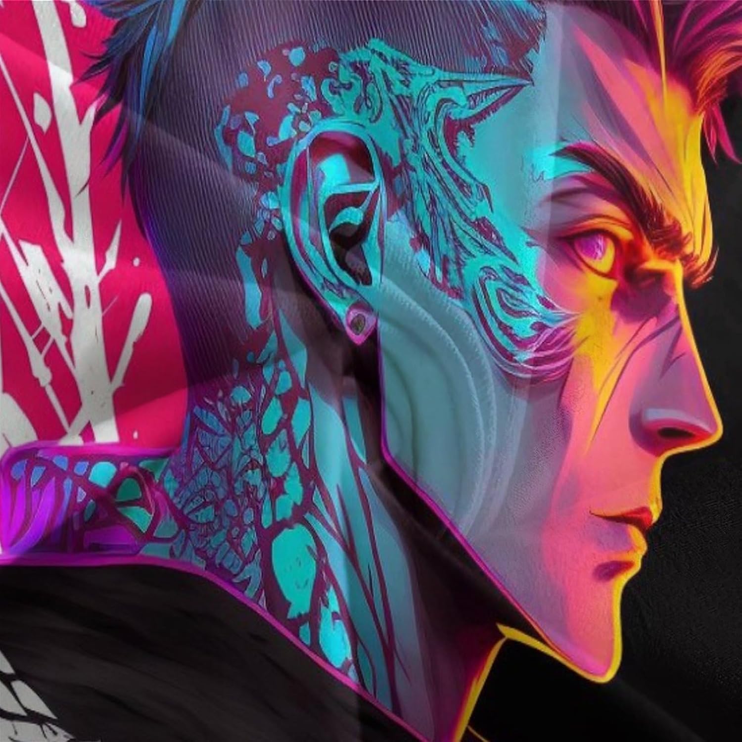 Printed Quilt Cover 3D Print Pillow Cases Bedding Set Soft Easy Care Bedding Quilt Cover Set Quilt Cover Children Room Decor 2 Pillowcases Twin（173x218cm）