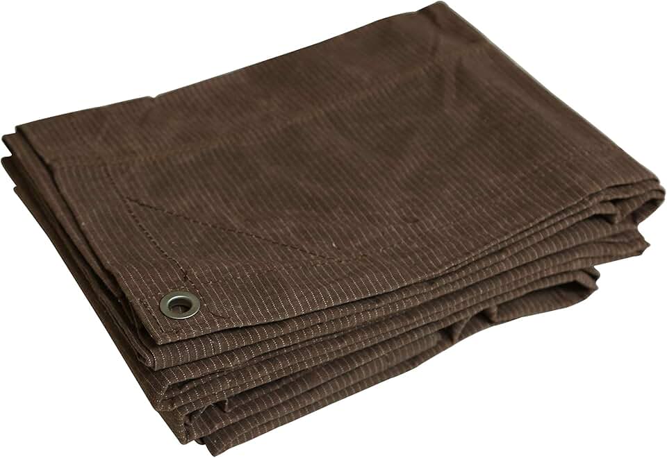 canvas tarps waterproof with grommets