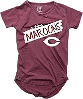 Vista 33 de Wes and Willy NCAA - Camiseta Burnout para niñas S/S