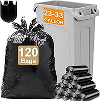 Vista 8 de Code M - 100 bolsas de basura resistentes con cordón reforzado para Reliable1st de 8-12 galones / 40-55 litros compatibles con simpIehuman Code M