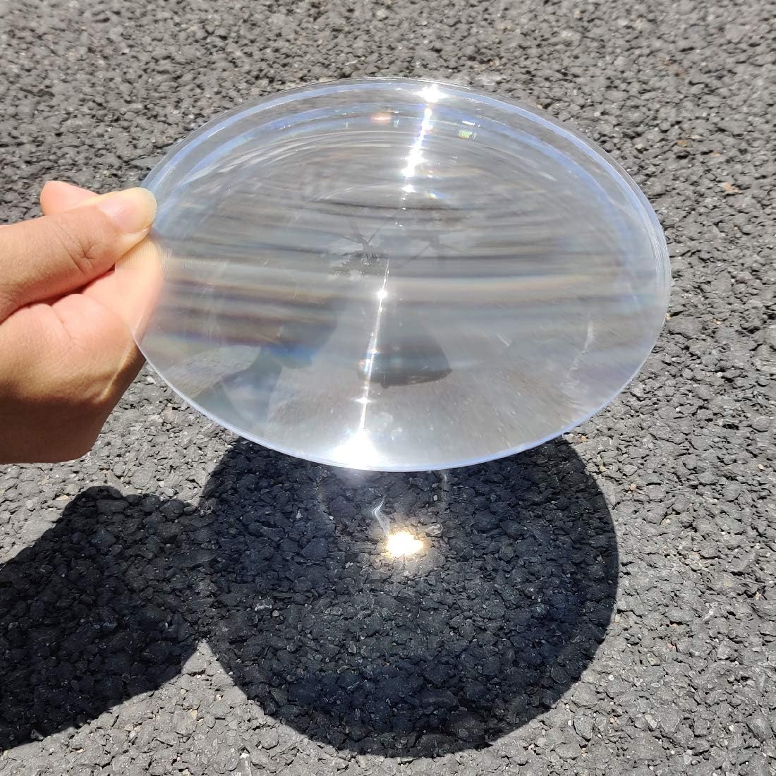 2-Pack Fresnel Lenses Φ110mm(4.33") Focal Length 70mm Acrylic Fresnel Magnifier for Solar Heating,Equipment Lens,Lighting Concentrator,Visual Education (Focal Length 70mm)