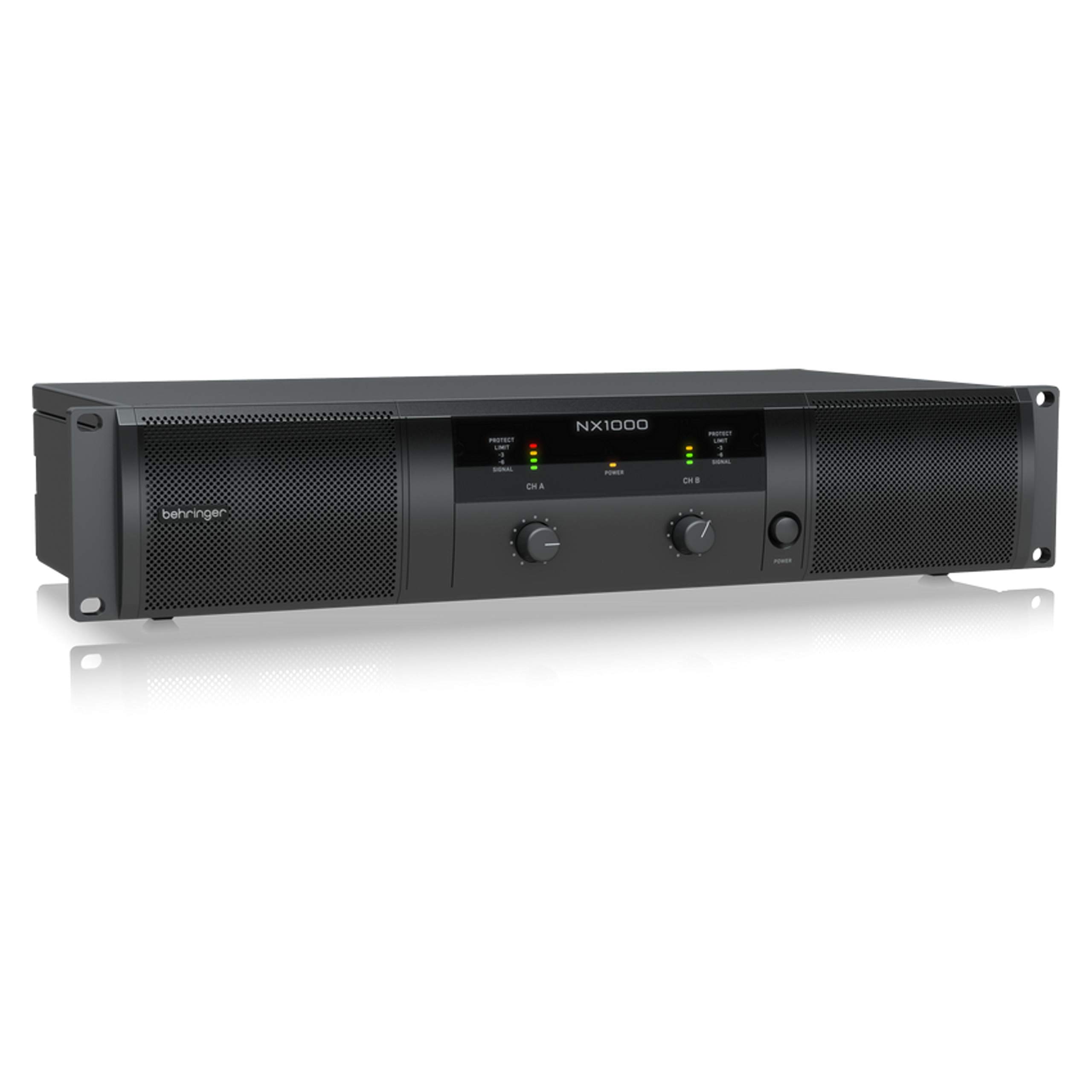 BEHRINGER iNUKE NU1000 ステレオパワーアンプ ジャンク Amazon | Behringer NU1000 iNuke パワーアンプ | エレキギターパワー