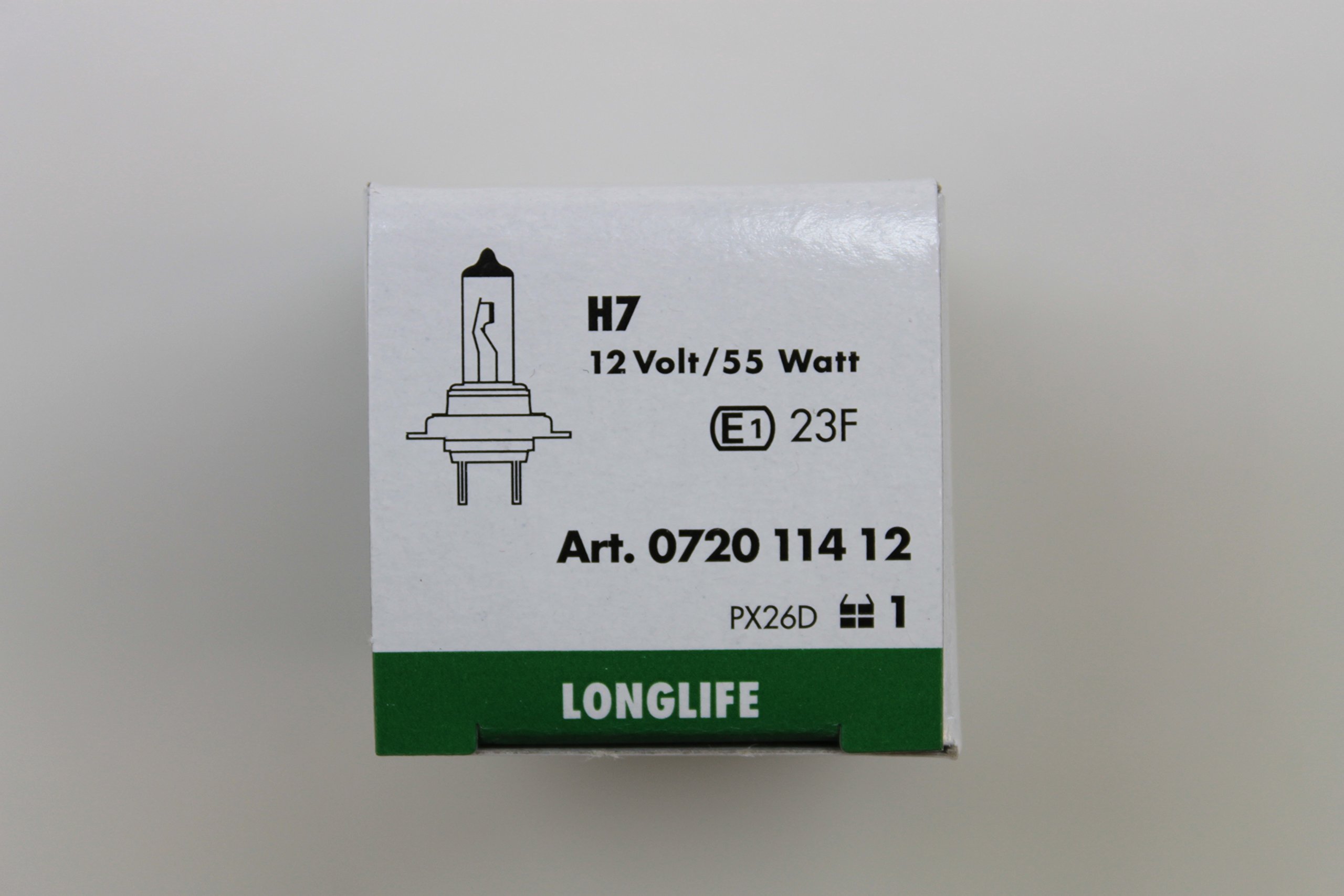 10 X H7 lampada Würth Longlife PX26d 12 V 55 W faro luce lampadina Art. 072011412