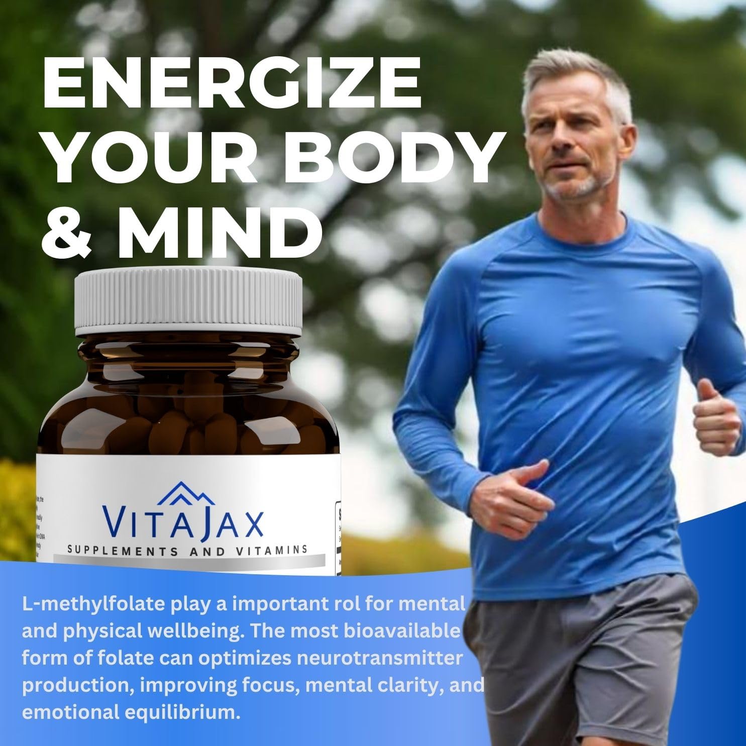 L Methylfolate 5 mg | 120 Caps | Value Pack | Max Potency | Active Folate | Gluten Free | Methyl Folate 5-MTHF | No Filler Doctor Designed and Formulated — Amazon image 5