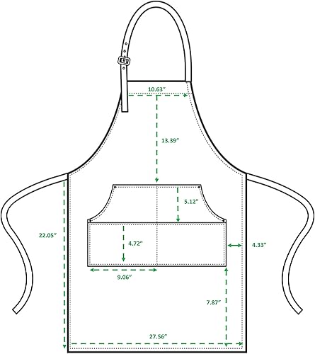 Miniatura 7 de Hot4TShirts Delantal de mezclilla personalizado - Delantales de Jean por encargo para mujeres y hombres