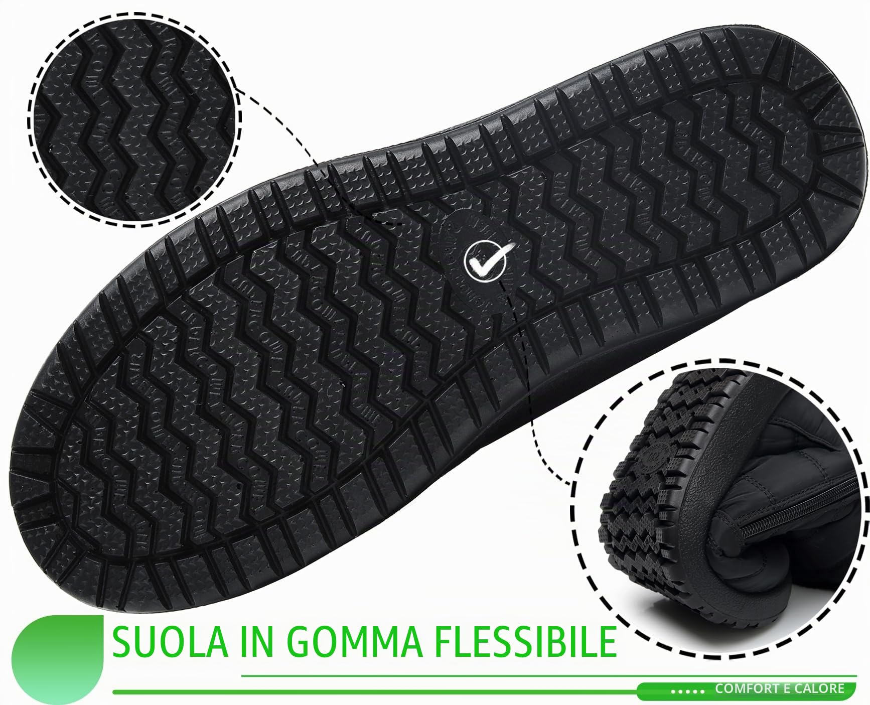 Stivali Donna Stivaletti Invernali Scarpe da Neve con Imbottitura Calda Stivali alla Caviglia Caldo Boots Scarpe 35-42