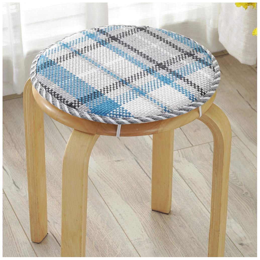 Coussins de tabouret de bar ronds antidérapants 38cm pour coussin de chaise de cuisine