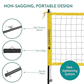 【Navaris】バレーボールセット 屋外 収納ケース付き Amazon | Navaris バレーボールセット 屋外用 バレーボール